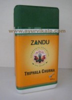 Zandu TRIPHALA CHURNA 200g, For Laxative, Natural Anti-Oxidant